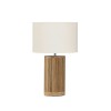 Lampe NAU 12W E27 Osier, bois, abat-jour en tissu  9001074