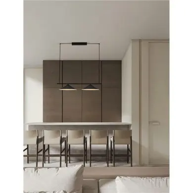 Suspension LUI 24W LED Noir NOVA LUCE 9060256