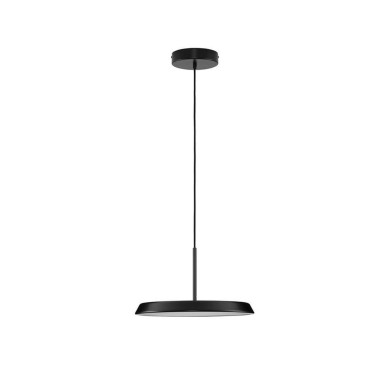 Suspension OPHELIA 27W LED Noir, bois plaqué  9695320