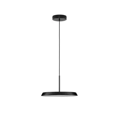 Suspension OPHELIA 27W LED Noir, bois plaqué NOVA LUCE 9695320