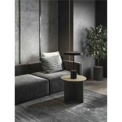 Lampe OPHELIA 17W LED Noir, bois plaqué  9695322
