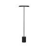 Lampadaire OPHELIA 27W LED Noir, bois plaqué  9695324