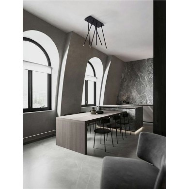 Plafonnier STILVI 17W LED Noir  9232155