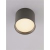 Plafonnier ZIAZA 10W LED Nickel noir  9695167