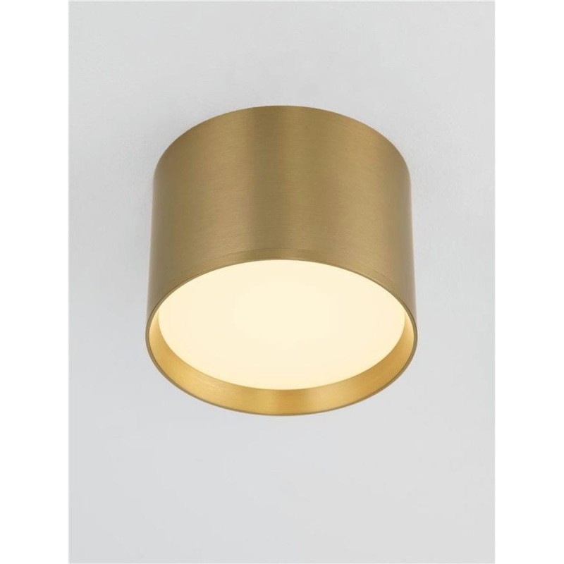 Plafonnier ZIAZA 17W LED Or  9695168