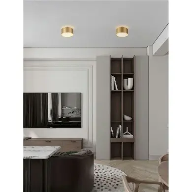 Plafonnier OZEN 24W LED Or NOVA LUCE 9695172