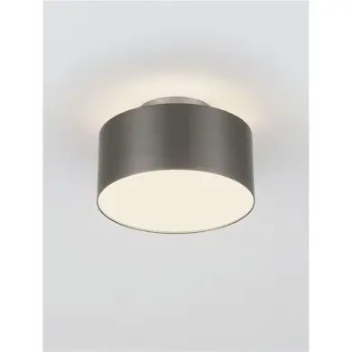 Plafonnier OZEN 24W LED Nickel noir NOVA LUCE 9695173