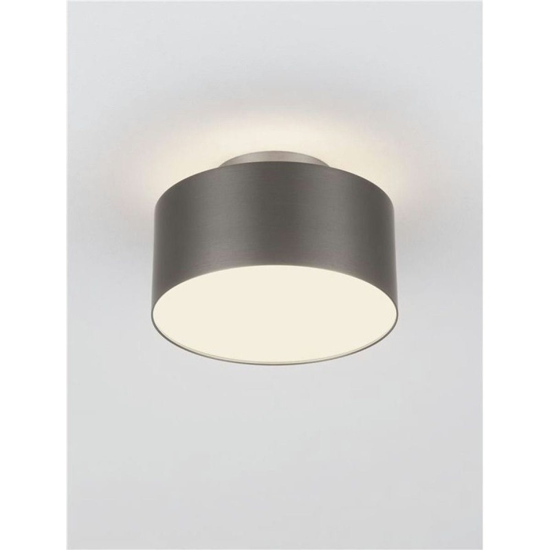 Plafonnier OZEN 24W LED Nickel noir  9695173