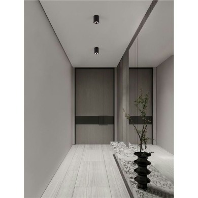 Plafonnier ANETO 10W LED Noir  9695151