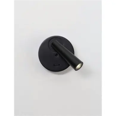 Applique TICO 3W LED Noir NOVA LUCE 9695147