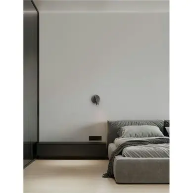 Applique TICO 3W LED Nickel noir NOVA LUCE 9695149