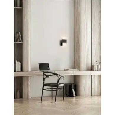 Applique FLUSSO 5W LED Noir NOVA LUCE 9540277