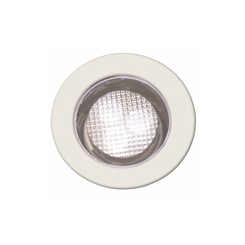 Kit de 10 spots encastres IP44 COSA 30 10x0 07W LED intégrée ACIER INOX BLANC CHAUD BRILLIANT G03093/75