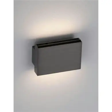 Applique OTI 10W LED Nickel noir NOVA LUCE 9695165