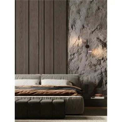 Applique CONICO 2x10W GU10 Café oxydé NL_9011429 9011429 Applique CONICO 2x10W GU10 Café oxydé NOVA LUCE 9011429