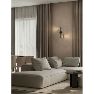 Applique CONICO 2x10W GU10 Or oxydé NOVA LUCE 9011428