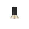 Plafonnier LUVIA 10W GU10 Or oxydé, noir H12,5 NOVA LUCE 9011438