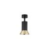 Plafonnier LUVIA 10W GU10 Or oxydé, noir H19,5 NOVA LUCE 9011440
