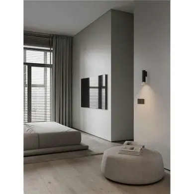 Applique LUVIA 10W GU10 Or oxydé, noir NOVA LUCE 9011444