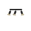 Plafonnier LUVIA 3x10W GU10 Or oxydé, noir NOVA LUCE 9011442