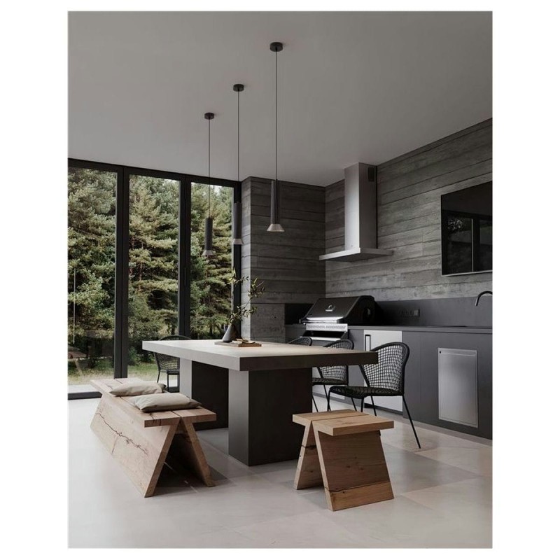 Suspension LUVIA 10W GU10 Bronze oxydé, noir NL_9011447 9011447 Suspension LUVIA 10W GU10 Bronze oxydé, noir NOVA LUCE 9011447
