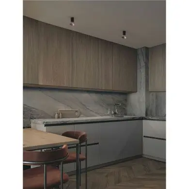 Plafonnier LUVIA 10W GU10 Bronze oxydé, noir H12,5 NOVA LUCE 9011439