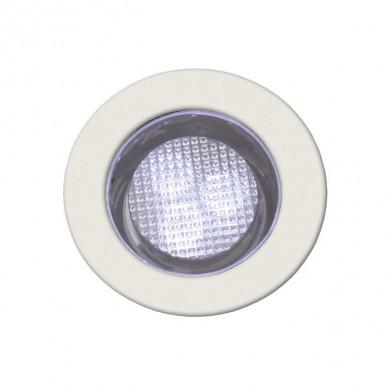 Kit de 10 spots encastres IP44 COSA 30 10x0 07W LED intégrée ACIER INOX BLANC BRILLIANT G03093/82