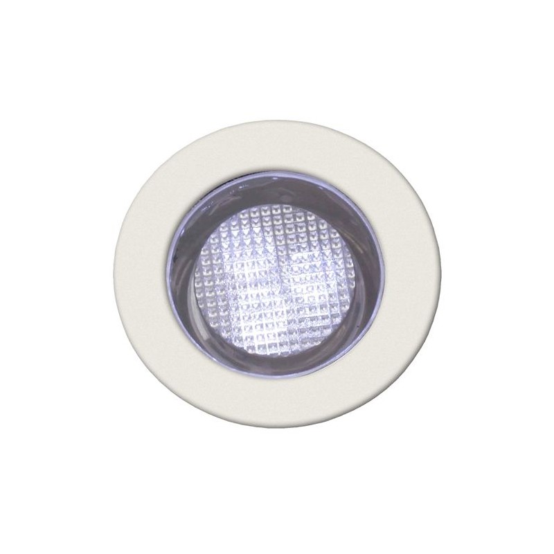 Kit de 10 spots encastres IP44 COSA 30 10x0 07W LED intégrée ACIER INOX BLANC BRILLIANT G03093/82