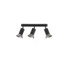 Plafonnier LUVIA 3x10W GU10 Bronze oxydé, noir  9011443