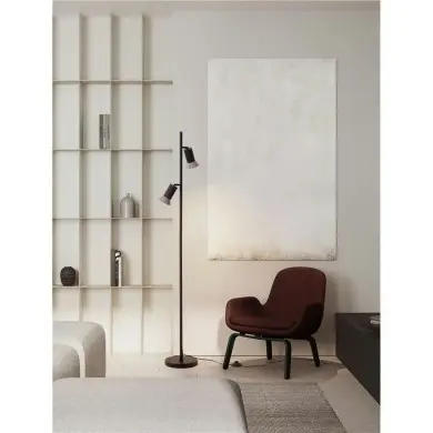 Lampadaire LUVIA 2x10W GU10 Bronze oxydé, noir NOVA LUCE 9011451