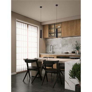 Suspension NESSI 10W GU10 Noir, or NOVA LUCE 9011407