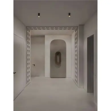 Plafonnier NESSI 10W GU10 Noir, or H11,8 NOVA LUCE 9011401