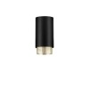 Plafonnier NESSI 10W GU10 Noir, or H11,8 NOVA LUCE 9011401