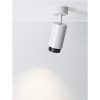 Plafonnier NESSI 10W GU10 Blanc, noir H18,8 NOVA LUCE 9011402