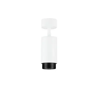 Plafonnier NESSI 10W GU10 Blanc, noir H18,8 NOVA LUCE 9011402