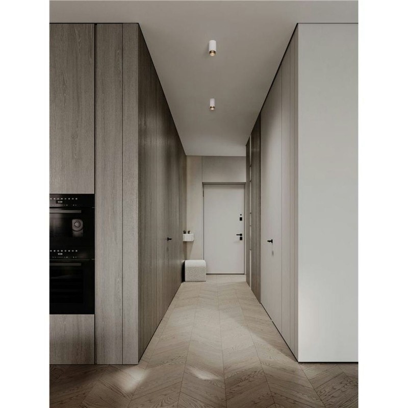 Plafonnier NESSI 10W GU10 Blanc, noir H11,8 NOVA LUCE 9011400