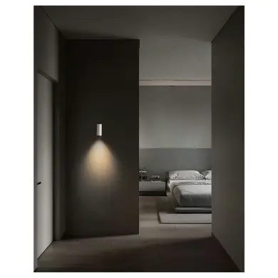 Applique NESSI 10W GU10 Blanc, noir NOVA LUCE 9011404