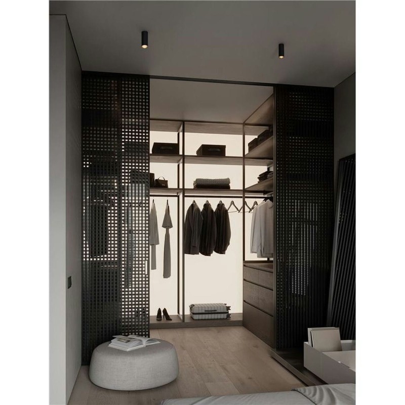 Plafonnier MOR 10W GU10 Noir H10 NL_9011452 9011452 Plafonnier MOR 10W GU10 Noir H10 NOVA LUCE 9011452