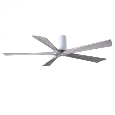 Ventilateur Plafond Irene-5H 152cm Blanc Bois vieilli ATLAS FAN IR5H-WH-BW-60
