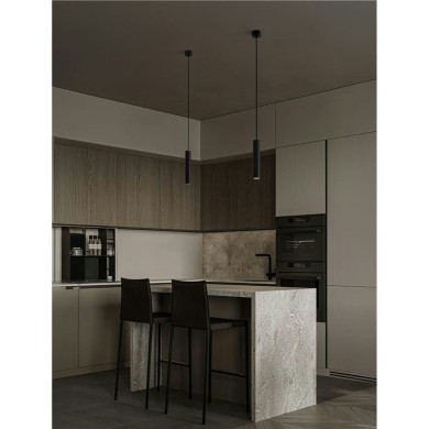 Suspension MOR 10W GU10 Noir NOVA LUCE 9011462