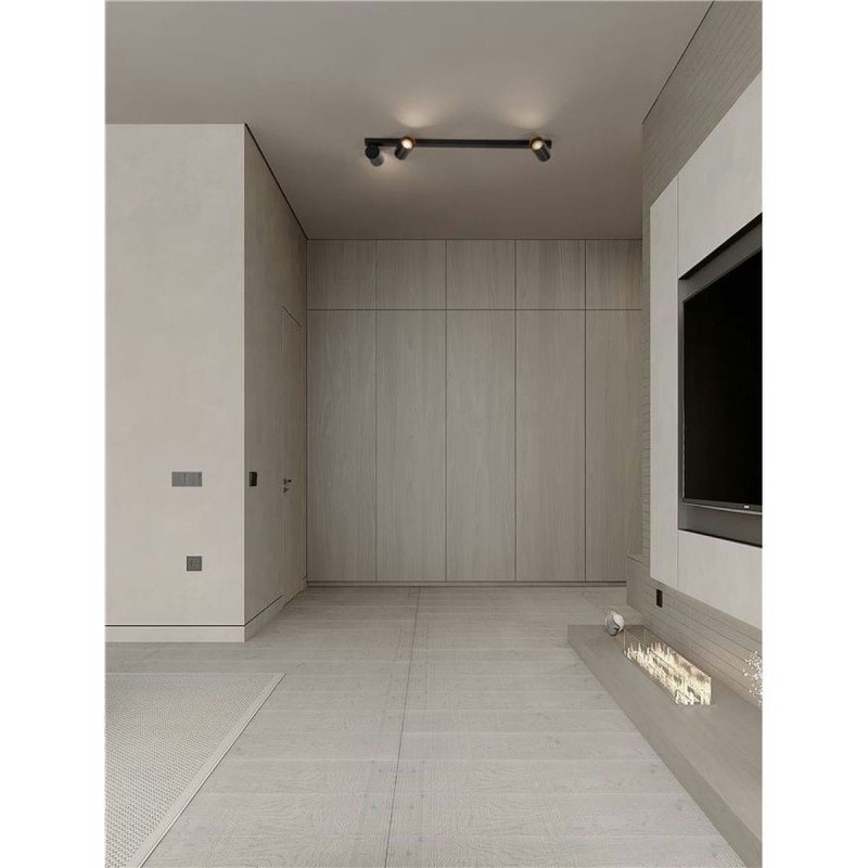 Plafonnier OSO 3x10W GU10 Noir NOVA LUCE 9030912