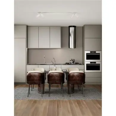 Plafonnier OSO 4x10W GU10 Blanc NOVA LUCE 9030915