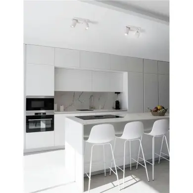 Plafonnier ESTO 2x10W GU10 Blanc NOVA LUCE 9030780