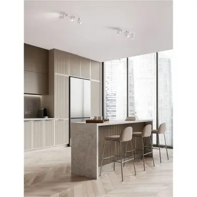 Plafonnier ESTO 3x10W GU10 Blanc NOVA LUCE 9030782