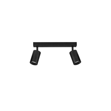 Plafonnier REIG 2x10W GU10 Noir  9011534