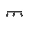 Plafonnier REIG 3x10W GU10 Noir  9011536