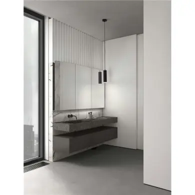 Suspension Salle de bain MAO 10W GU10 Noir NOVA LUCE 9011420