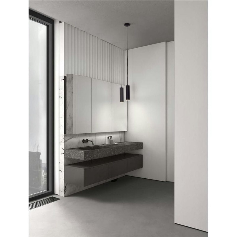 Suspension Salle de bain MAO 10W GU10 Noir  9011420