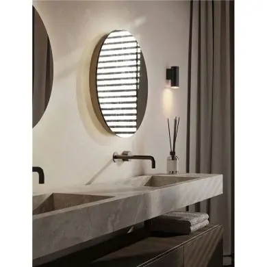 Applique Salle de bain MAO 10W GU10 Noir NOVA LUCE 9011422