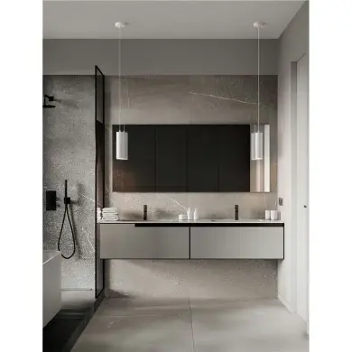Suspension Salle de bain MAO 10W GU10 Blanc NOVA LUCE 9011421